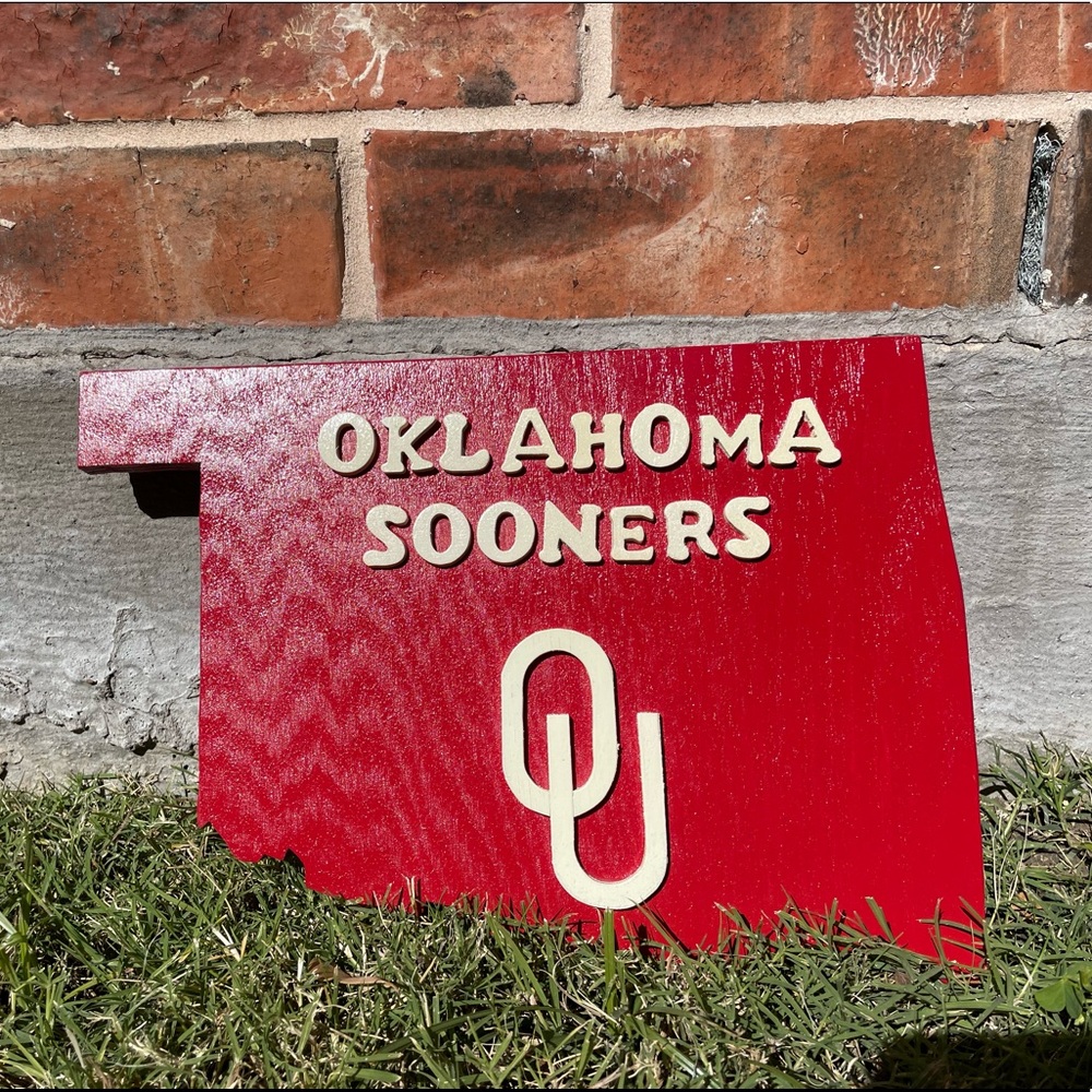 Oklahoma hand made wood-sign